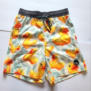 NWT Neff Rubber Duck Swim Trunks Men's Small Swimsuit